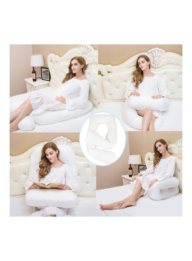 Maternity Pillow Cotton White 120x80cm