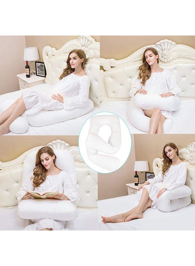 Cotton Maternity Pillow Cotton White