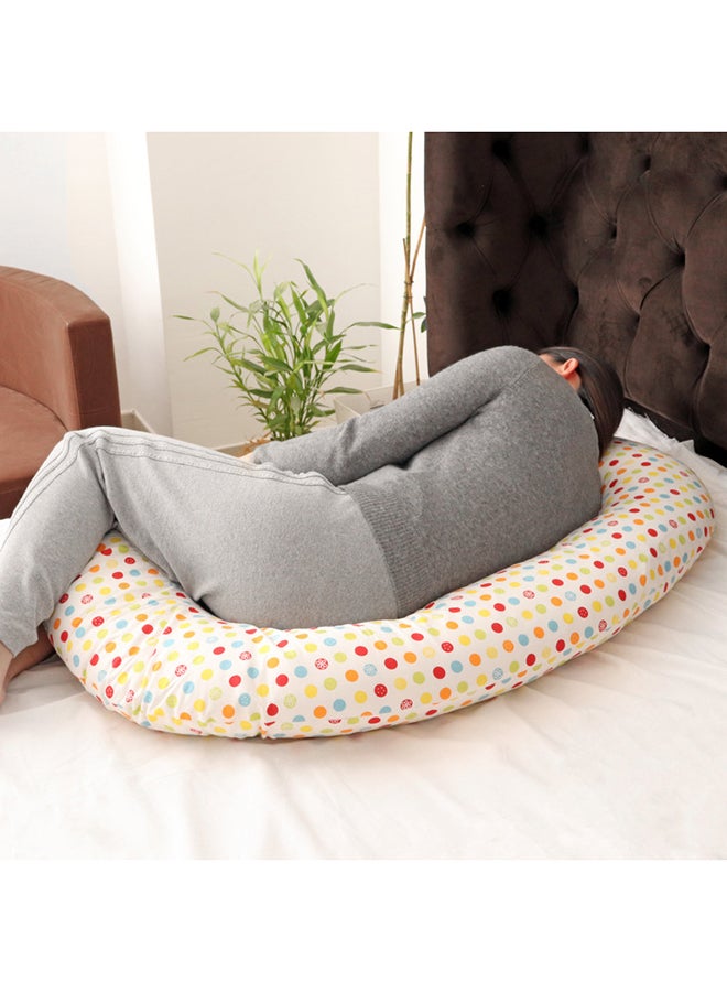 Comfortable Maternity Pillow Cotton Multicolour 275x50cm