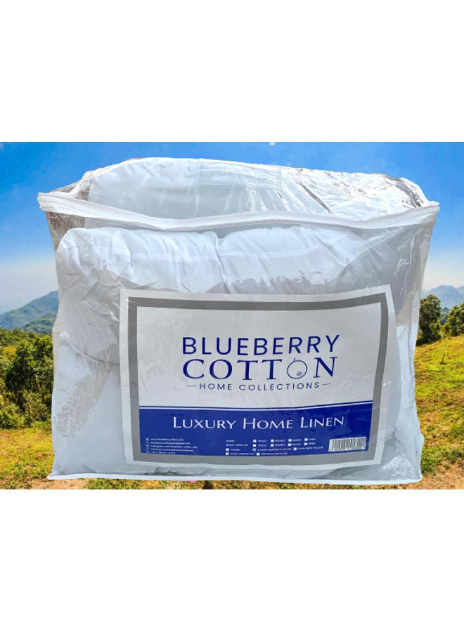 U Shaped Pregnancy Pillow Cotton White 130X70cm