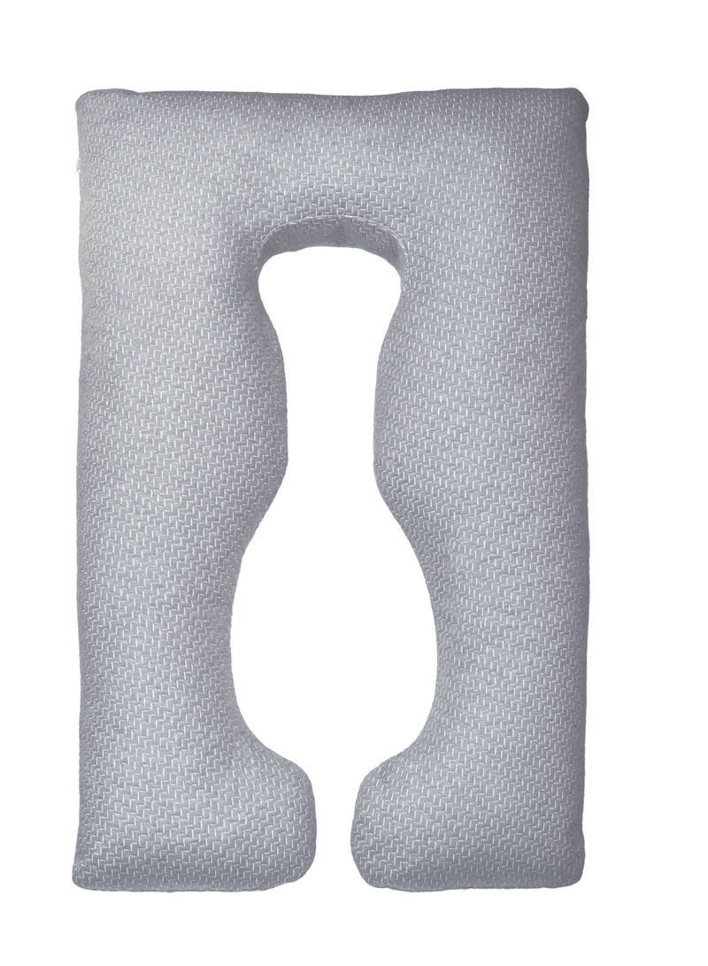 Bamboo U Shaped Pillow - Grey