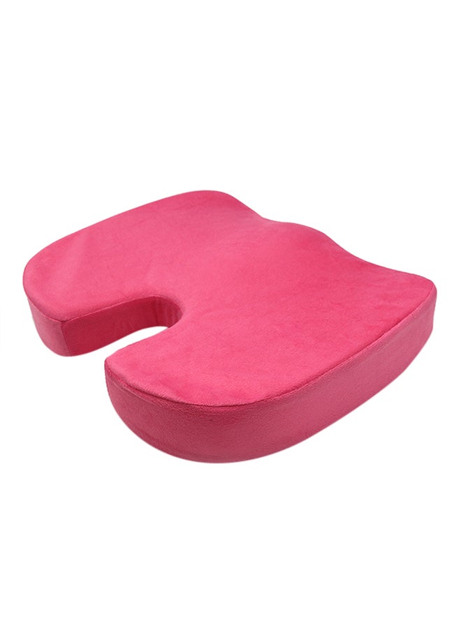 Orthopedic Foam Seat Cushion Rose Red 45x35x7centimeter