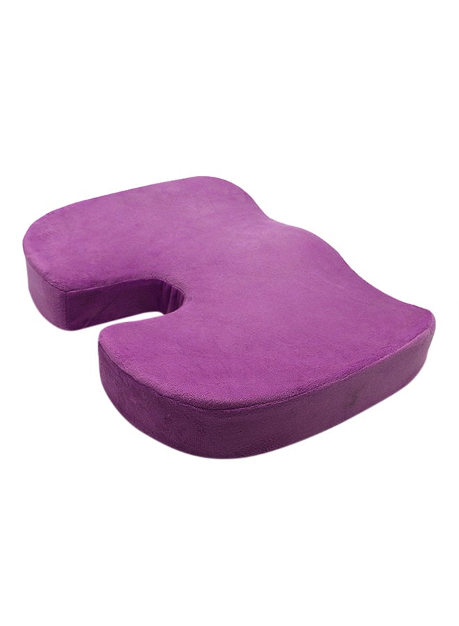 Orthopedic Foam Seat Cushion Purple 45x35x7centimeter
