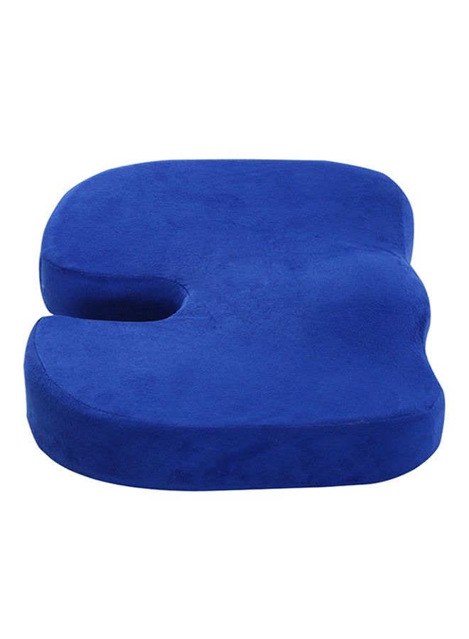 Orthopedic Foam Seat Cushion Blue 45x35x7centimeter