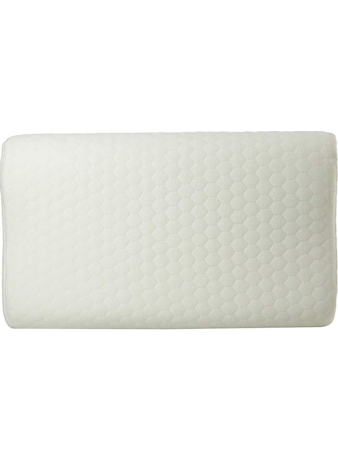 Memory Foam Pillow Contour Combination White 60 X 36 X 10cm