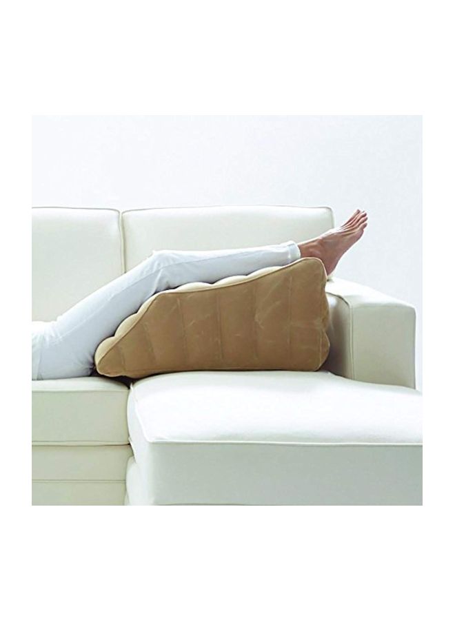 Leg Support Inflates Pillow Beige L