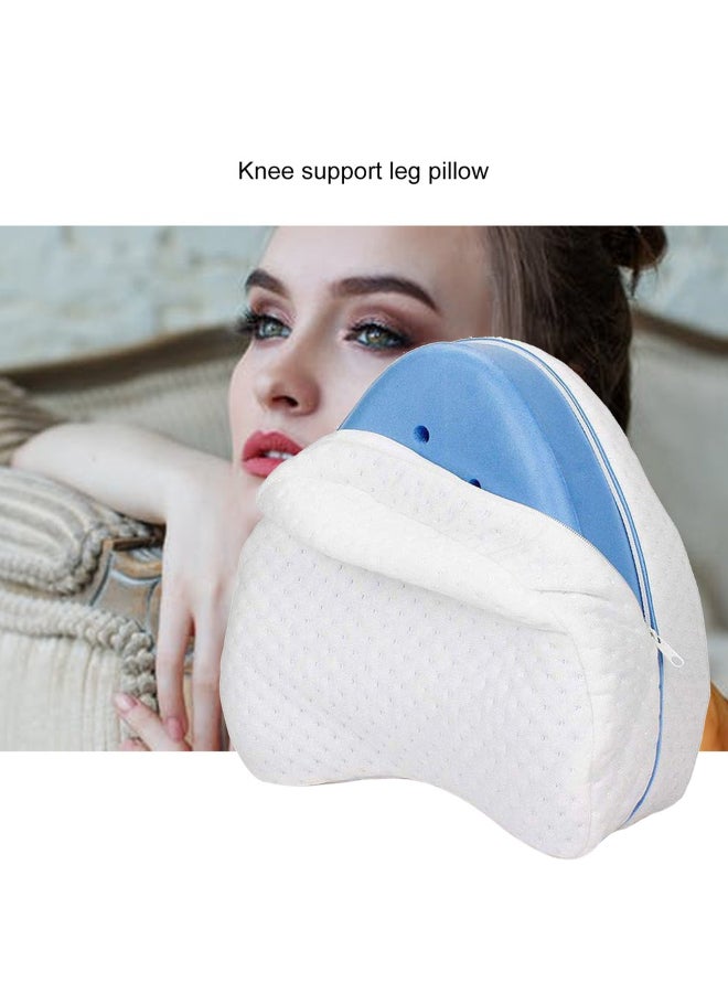 Cotton Knee Pillow Blue