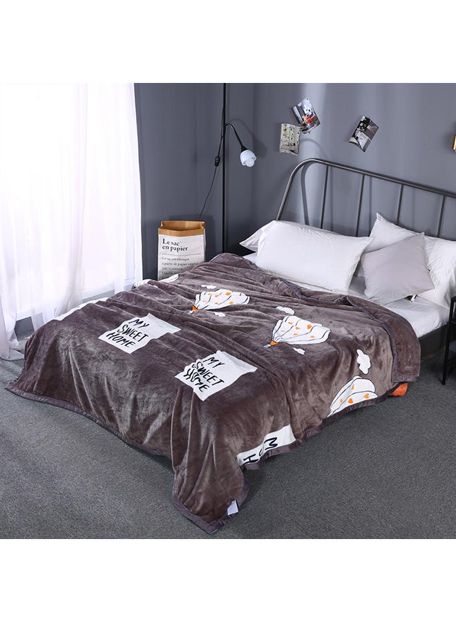 Modern Fresh Home Flannel Thickened Blanket cotton Multicolour 180x230cm