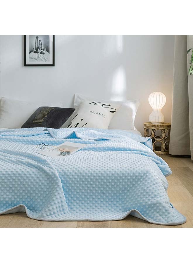 Lightweight  Comfort Blanket cotton Blue Lcm