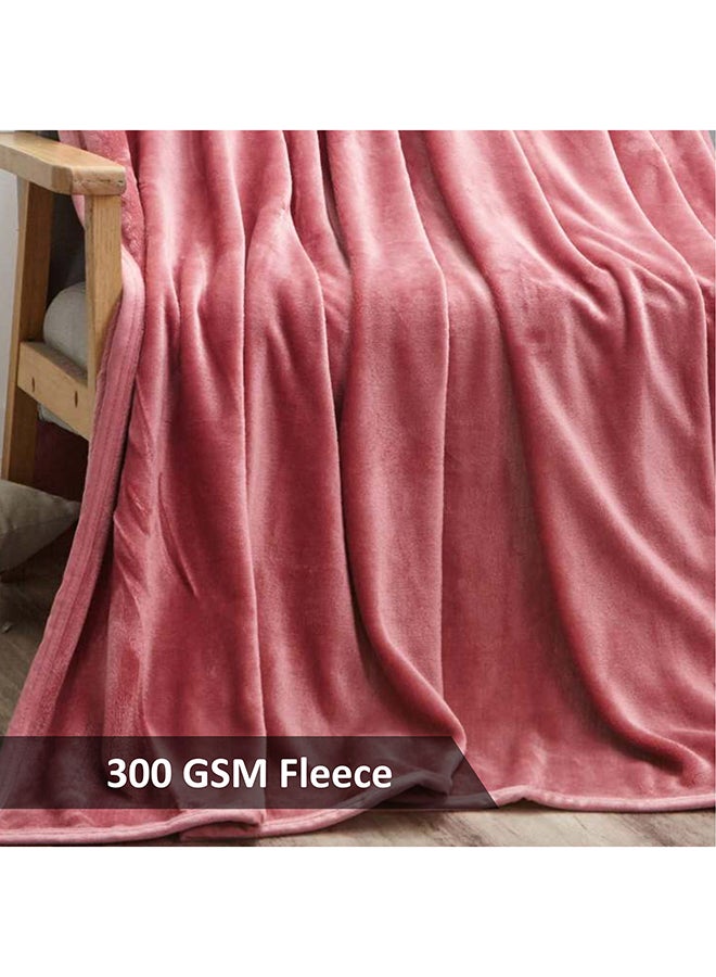 Blanket Fleece Pink 220x200cm