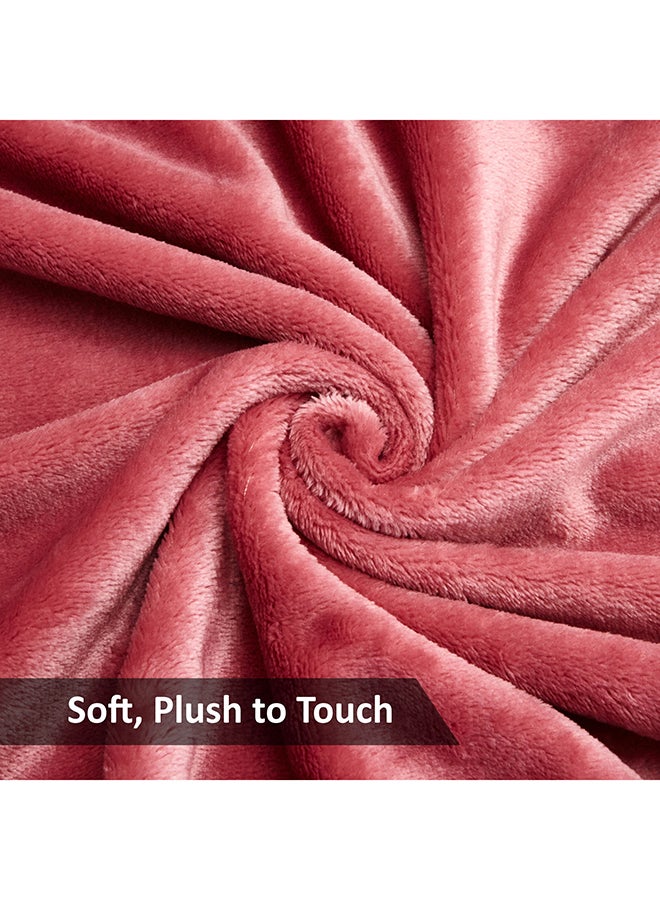 Blanket Fleece Pink 220x200cm