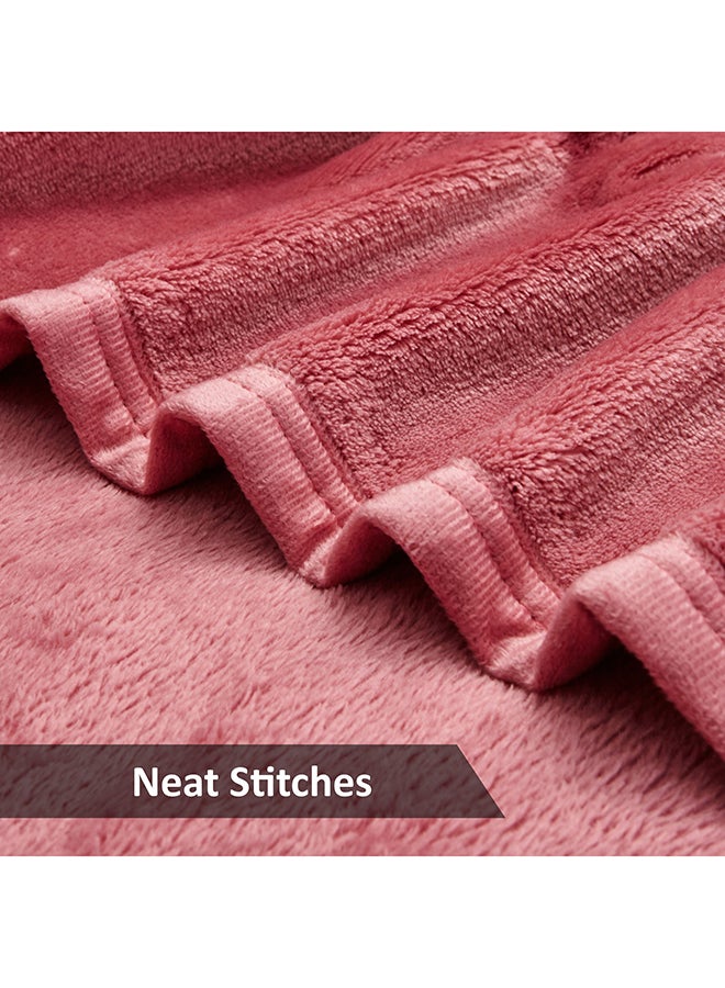 Blanket Fleece Pink 220x200cm