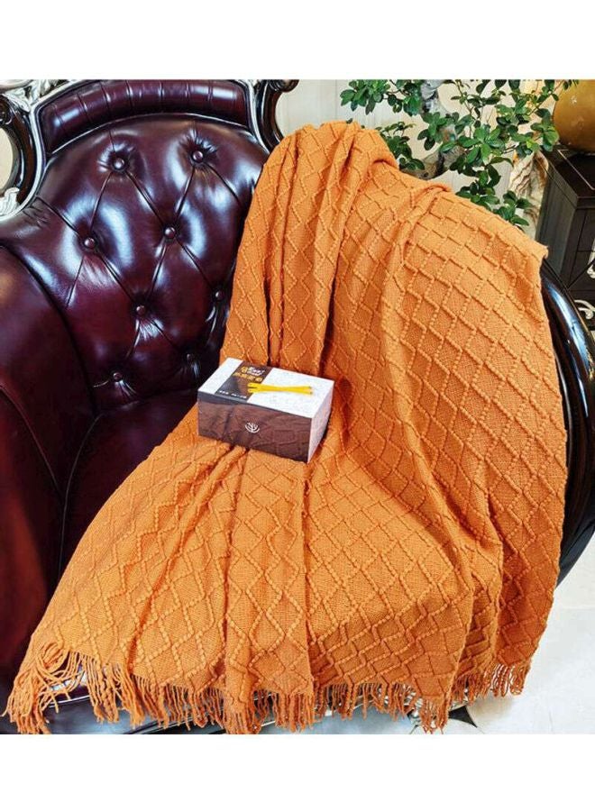 Sofa Blanket Combination Orange 127x173cm