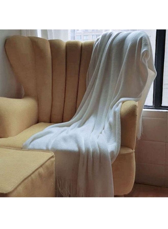 Sofa Blanket Combination White 127x173cm