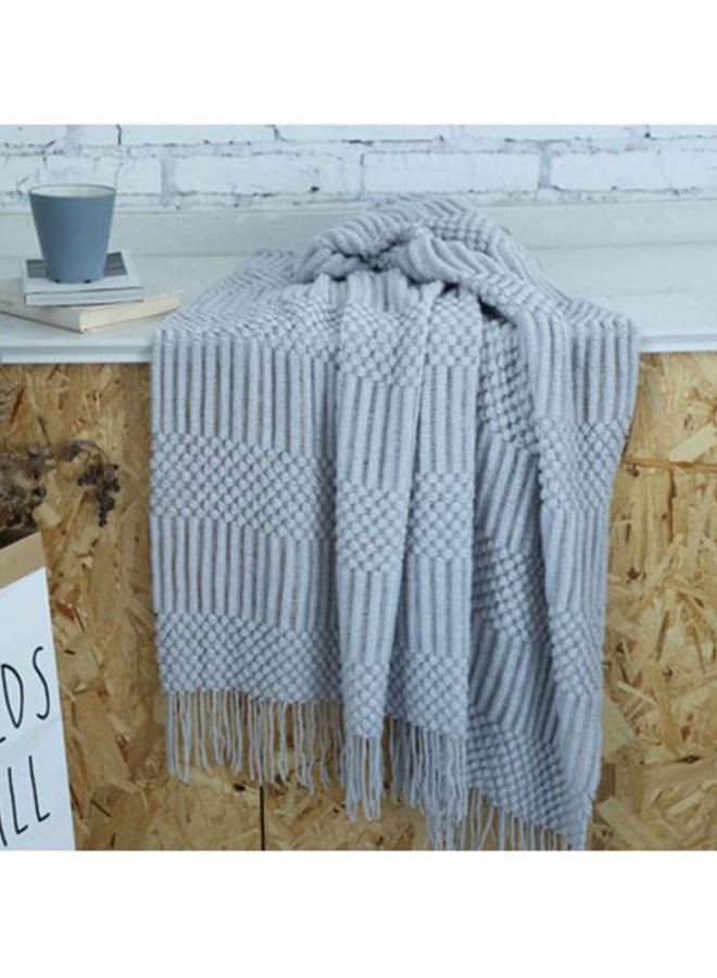 Bubble Blanket Wool Grey 130x200cm