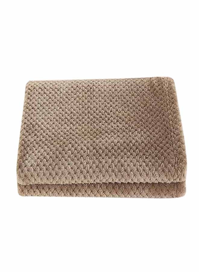 Baby's Soft Winter Warm Bed Blanket Cotton Brown 76x102centimeter