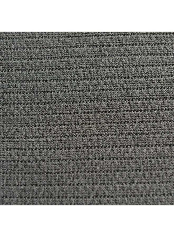 Casual Knitted Solid Color Soft Blanket Polyester Dark Grey 125x150centimeter