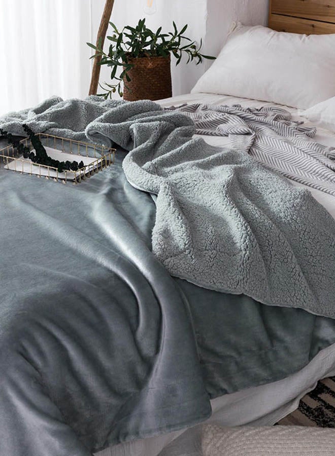 Multipurpose Soft Casual Blanket cotton Grey 200x230cm