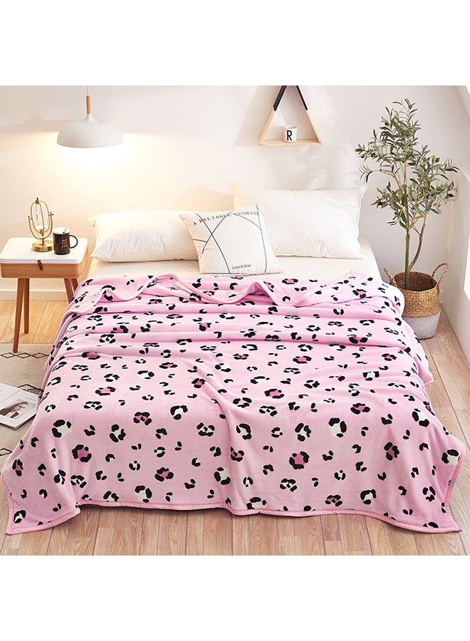 Casual Loveliness Cartoon Comfort Blanket cotton Pink 180x200cm