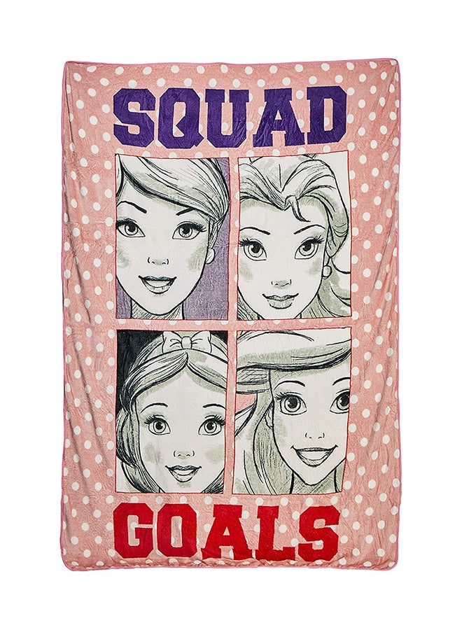 Princess Design  Flannel Blanket polyester Multicolour 160x220cm