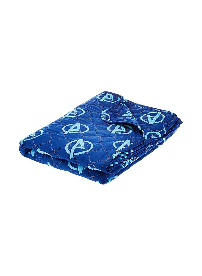 Printed Blanket Polyester Blue 150x200centimeter