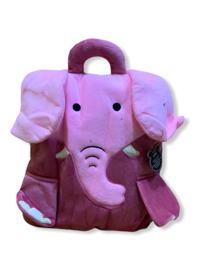 Elephant Designed Blanket cotton Pink 35x29cm