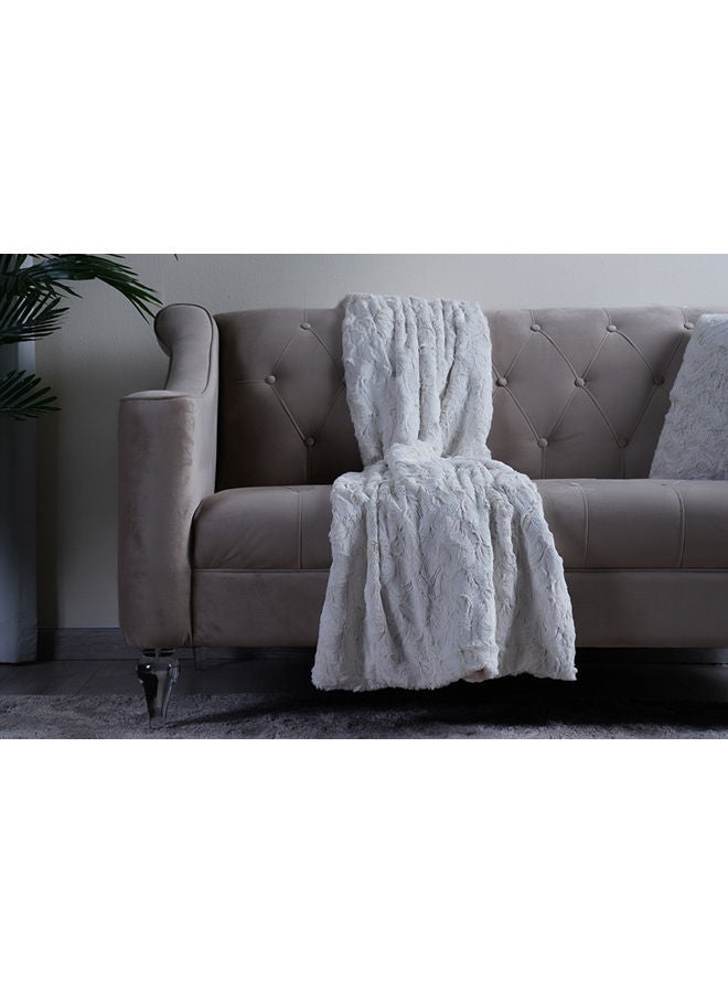 Bliss Texture Blanket Ivory 150X200cm