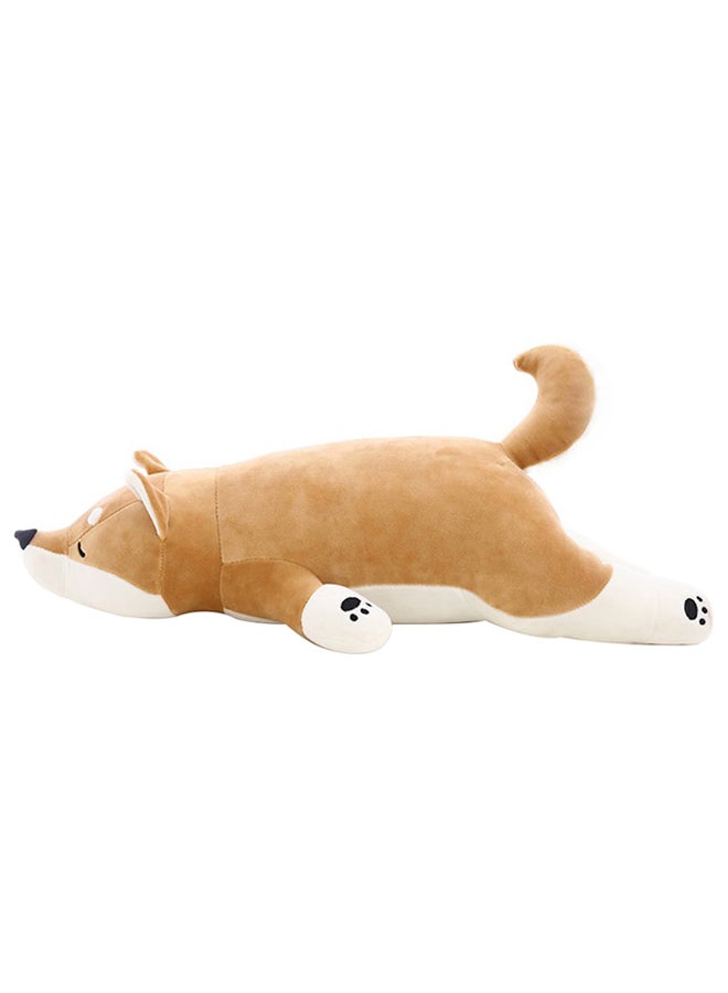 Large Shiba Inu Dog Plush Pillow Beige/Yellow 64centimeter