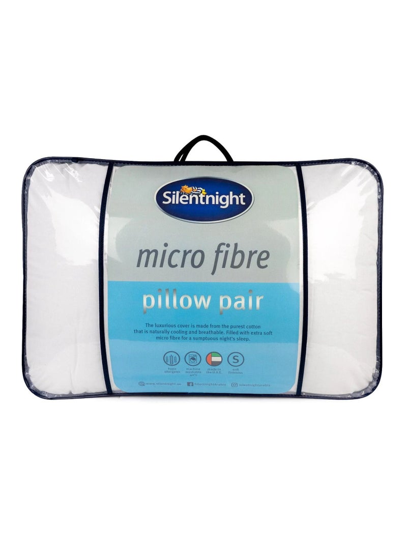 Micro Fibre Pillow Pair