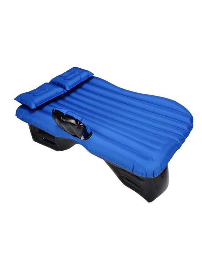 Inflatable Mattress Air Bed With Pillow For SUV Extend Blue