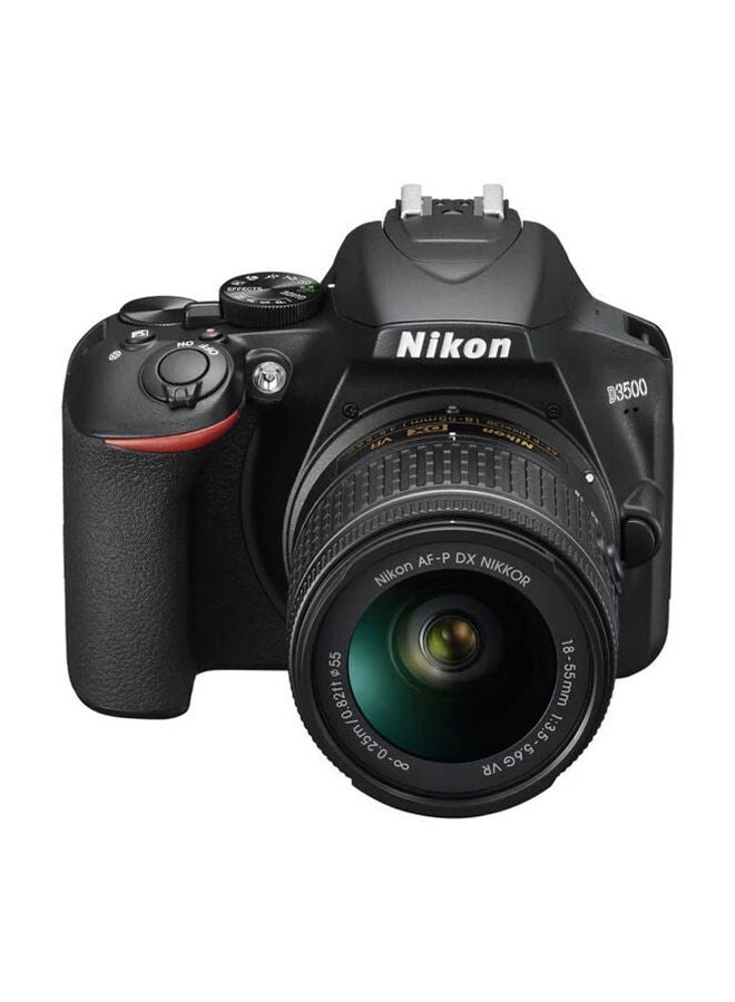 D3500 DSLR with AF-P DX NIKKOR 18-55mm f/3.5-5.6G VR Black