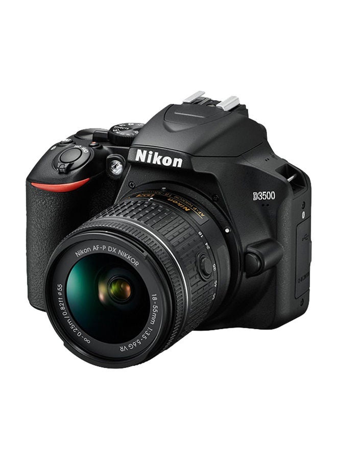 D3500 DSLR with AF-P DX NIKKOR 18-55mm f/3.5-5.6G VR Black