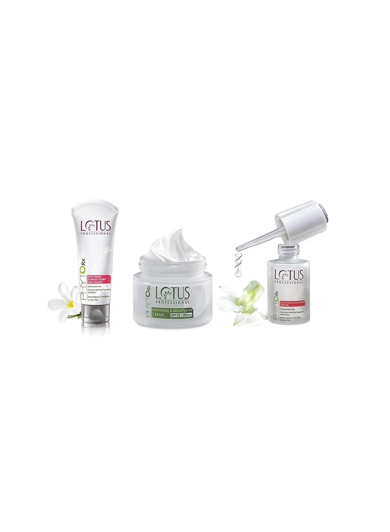 Whitening Brightening Kit Face Wash Serum Day Cream