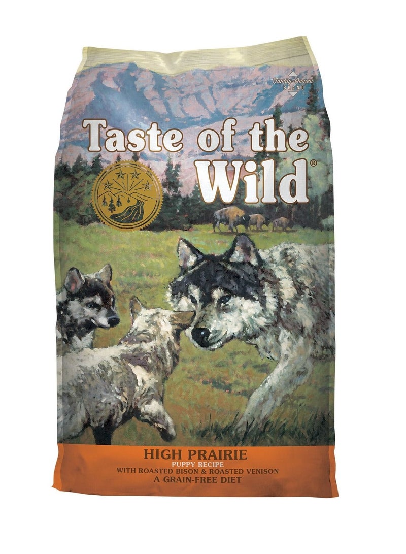 High Prairie Puppy Recipe Roasted Venison Puppy Dry Food 12.7Kg