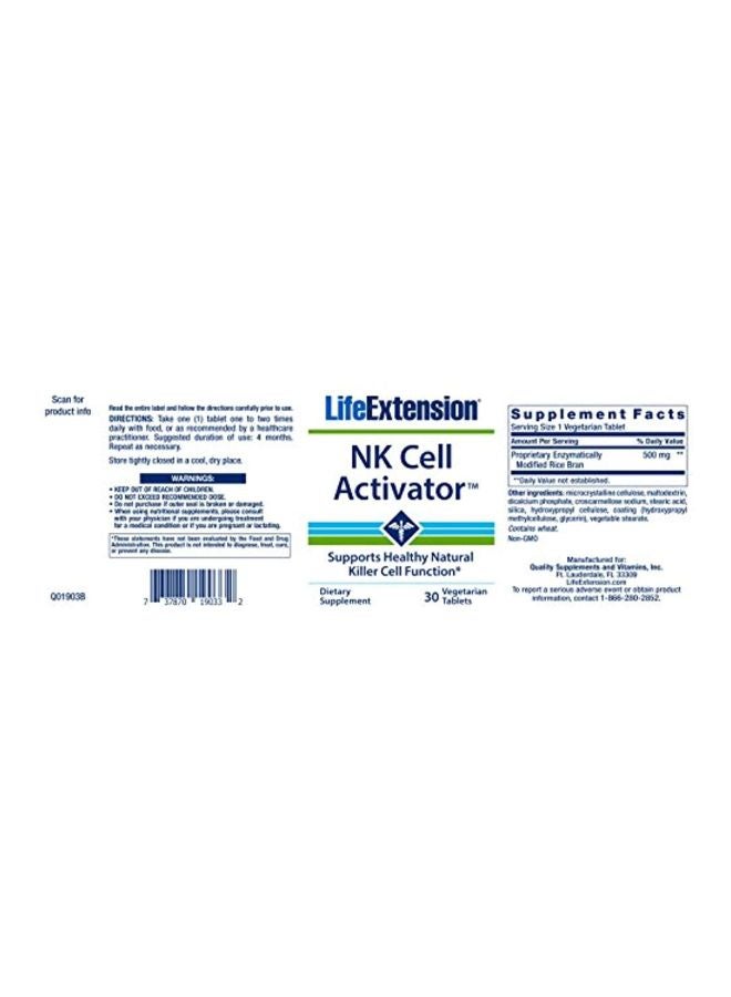 NK Cell Activator Dietary Supplement