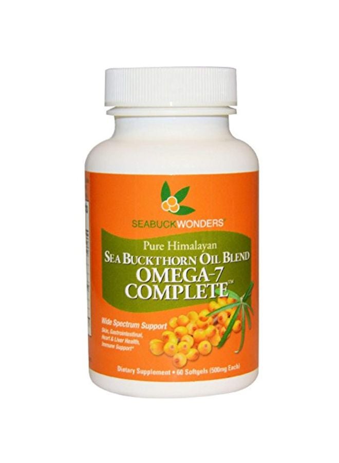 60-Piece Omega 7 Softgels 500mg