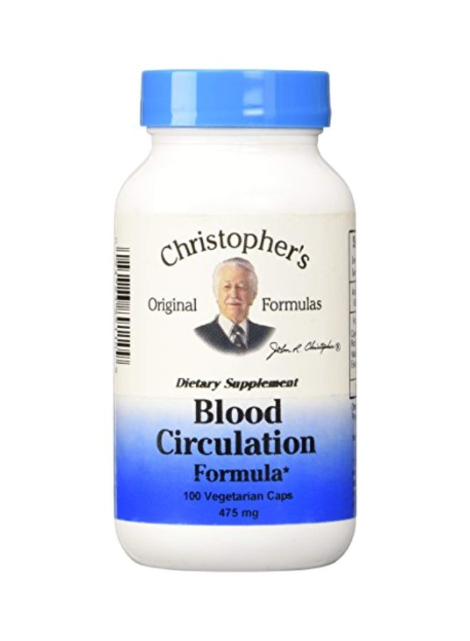 Blood Circulation Formula Dietary Supplement - 100 Capsules