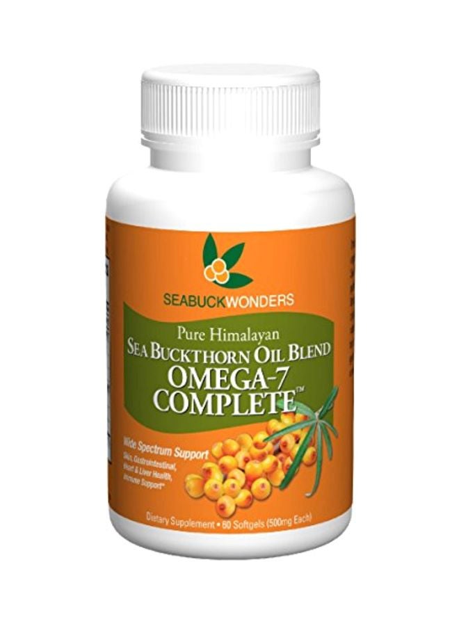 Sea Buckthorn Oil Blend With Omega-7 500mg - 60 Softgels