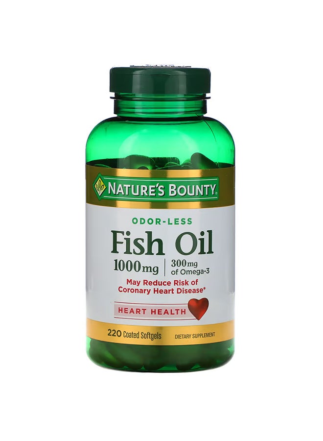 Fish Oil Dietary Supplement - 220 Softgels