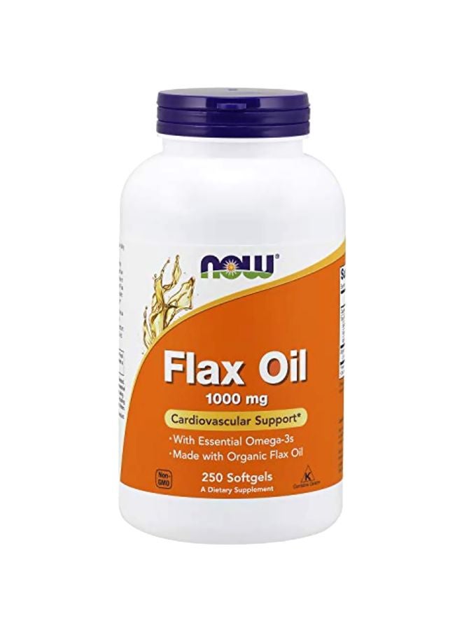 Flax Oil Dietary Supplement - 250 Softgels