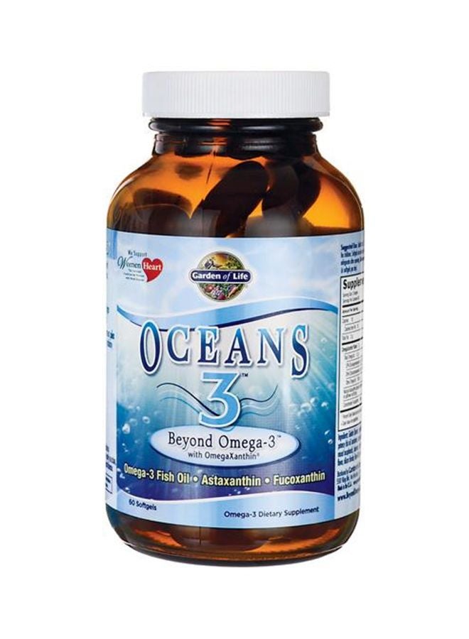Oceans 3 Dietary Supplement - 60 Softgels