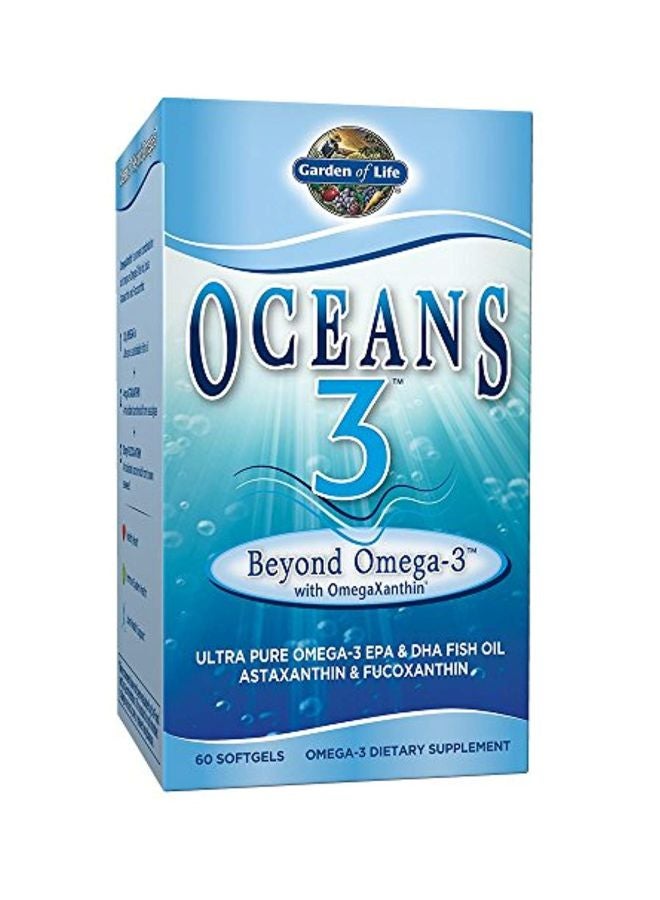 Oceans 3 Dietary Supplement - 60 Softgels