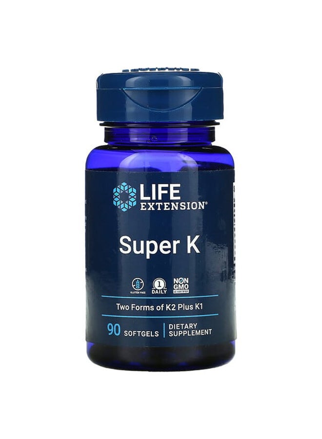 Super K With Advanced K2 Complex - 90 Softgels