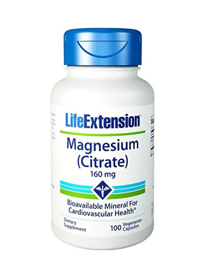 Magnesium (Citrate) - 100 Capsules