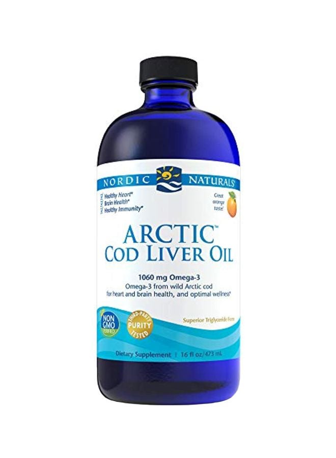 Arctic Cod Liver Oil, Orange, 16 fl oz