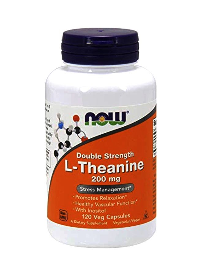 L-Theanine, Double Strength - 120 Capsules