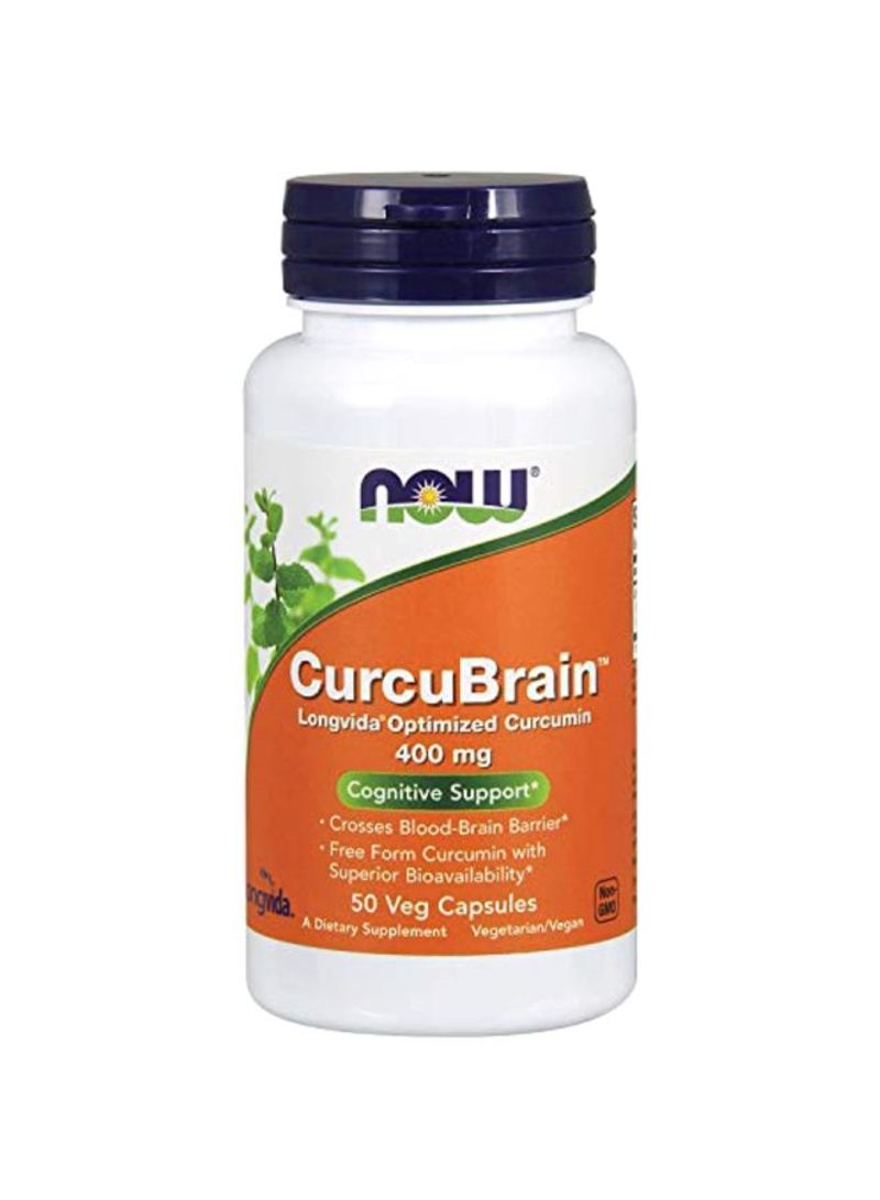 Curcubrain Dietary Supplement 400mg - 50 Capsules