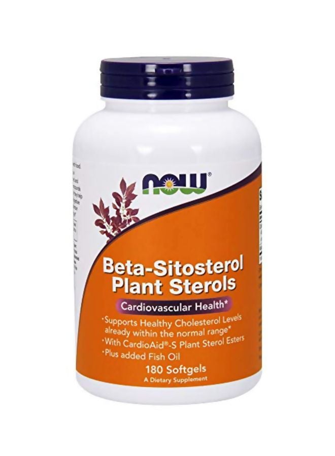 Beta-Sitosterol Plant Sterols Dietary Supplement - 180 Softgels
