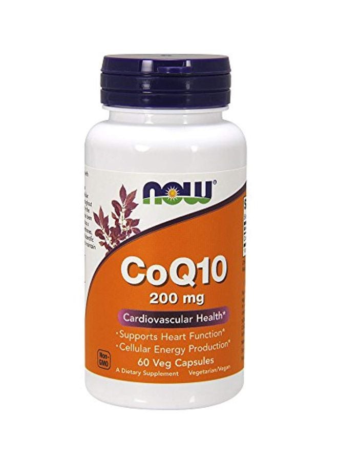 Pack Of 2 CoQ10 200 mg Dietary Supplement - 60 Capsules