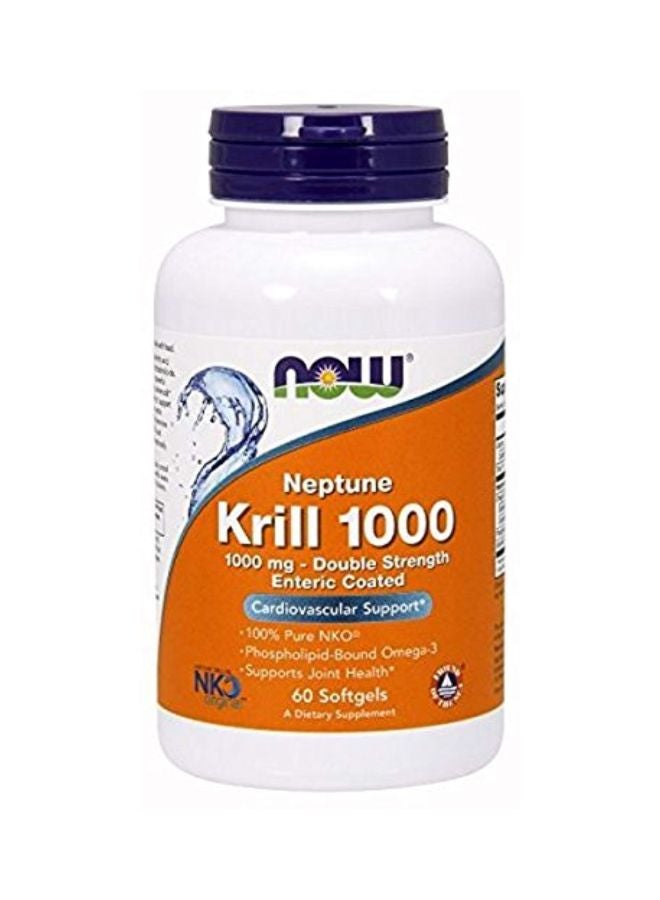Pack Of 3 Neptune Krill 1000 Dietary Supplement - 60 Softgels
